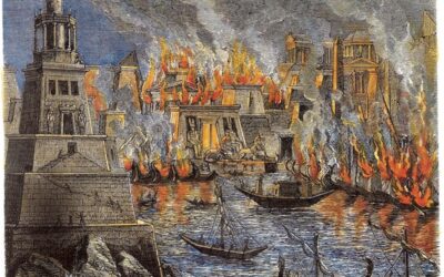 Incêndio histórico: Biblioteca de Alexandria